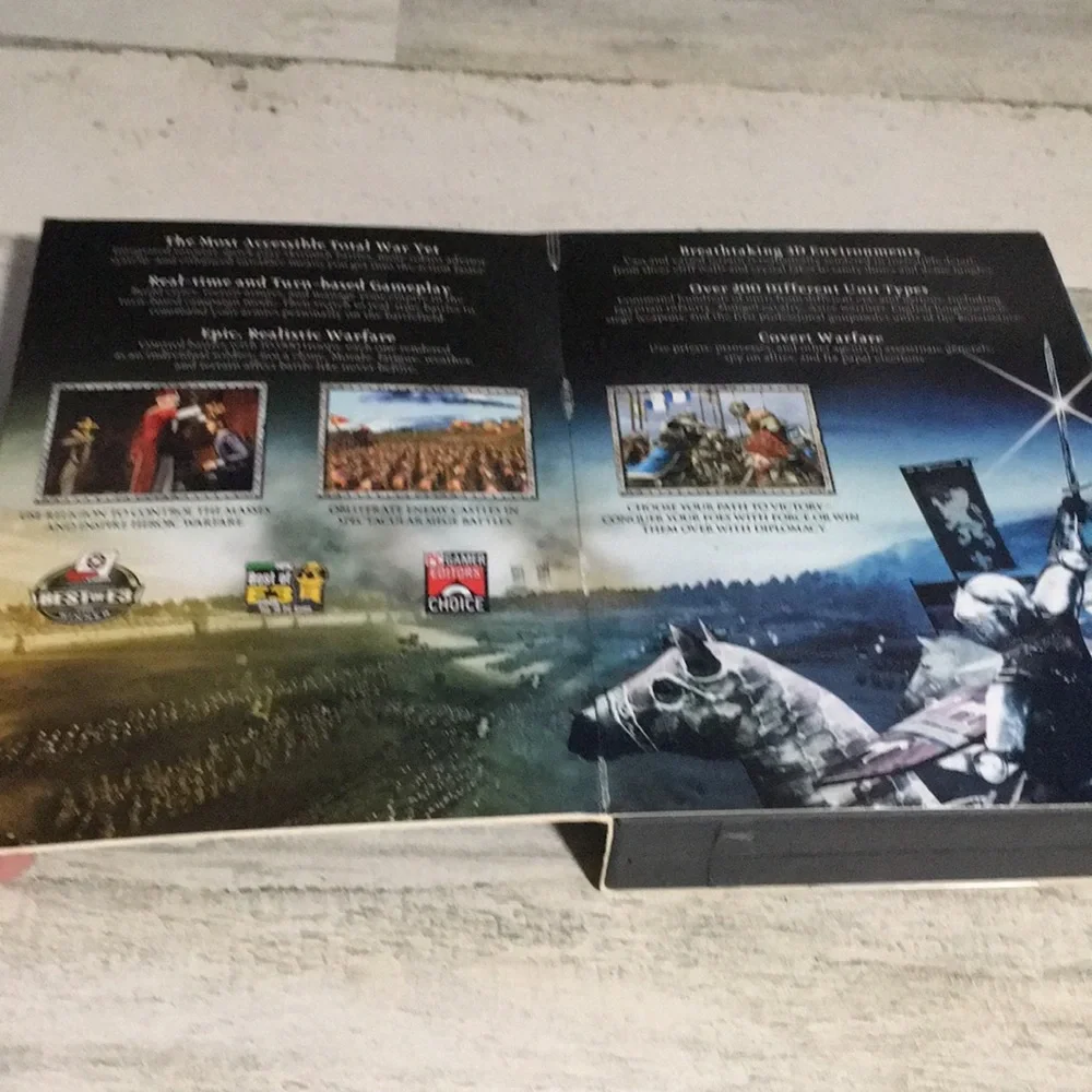Medieval II Total War PC DVD Rom Windows 2000/XP vintage